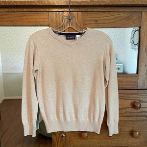 Boys Size 7/8 Beige Sweater